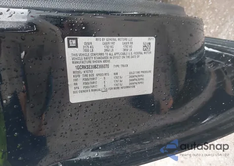 2011 Chevrolet Silverado 1500 Lt from USA, damaged, VIN 1GCRKSE39BZ366070